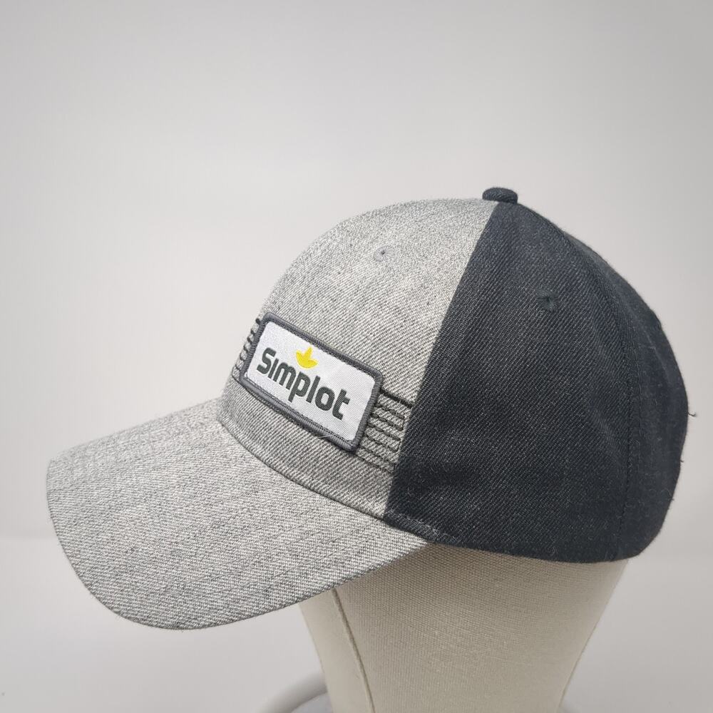 Simplot Strapback Baseball Cap Gray One Size Adju… - image 3